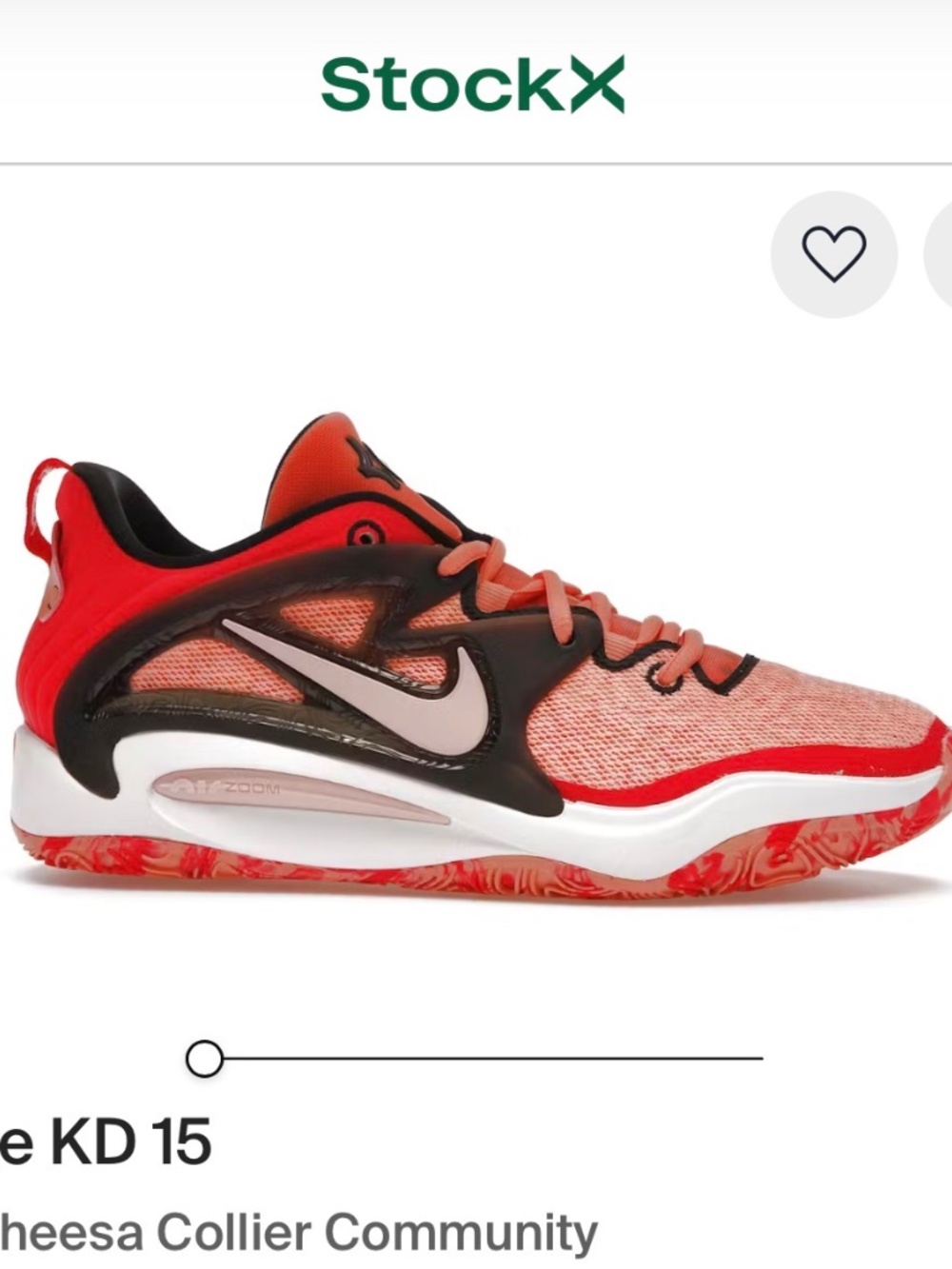 Nike KD 15 Napheesa Collier Community size 9 Men